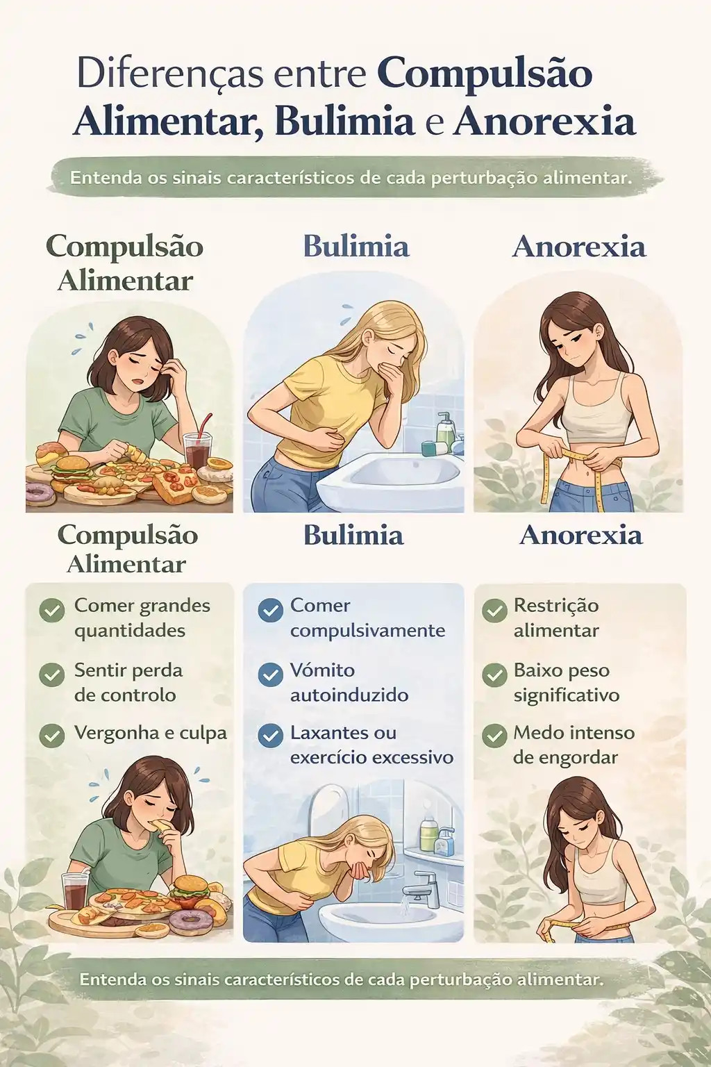 Compulsão Alimentar, Anorexia Nervosa e Bulimia